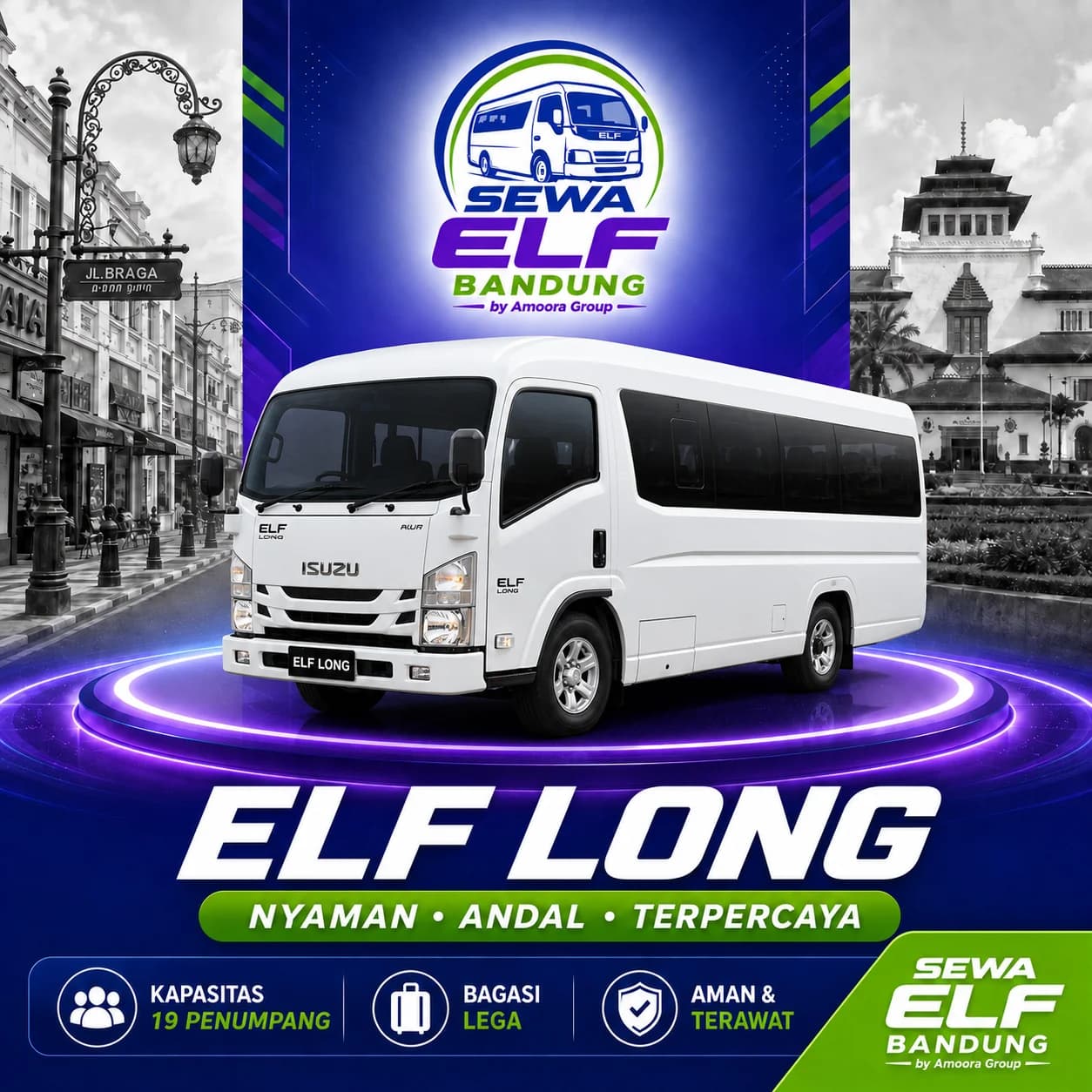 Daftar Harga Sewa Elf Bandung 2026 - Sewa Elf Bandung by Amoora Group